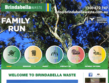 Tablet Screenshot of brindabellawaste.com.au